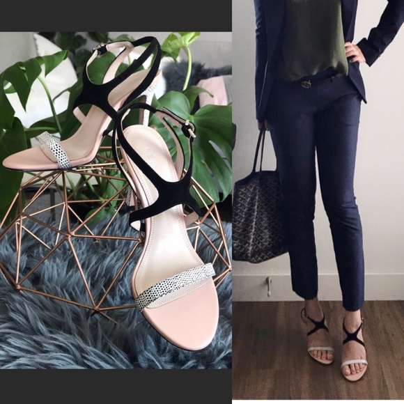 Reiss Shoes - REISS MEDEA PRINT -STRAPPY HEEL